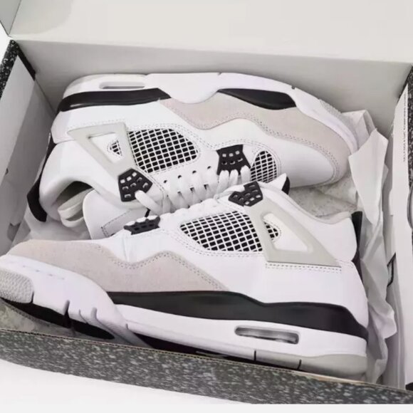 Nike Air Jordan 4 Military Black - Picture 1 of 5